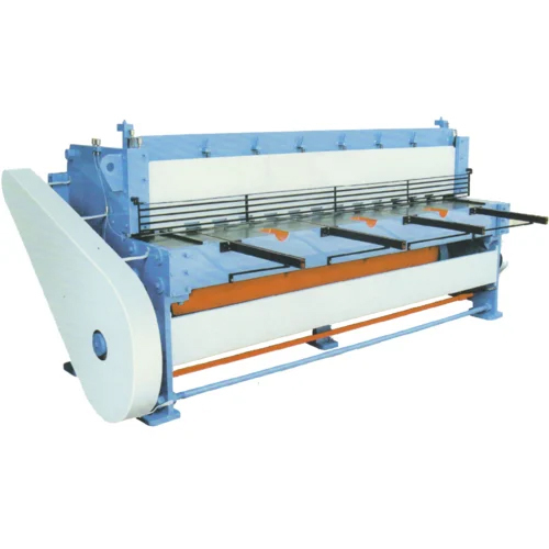 Power Shearing Machine - Mild Steel, 420 Volt Voltage | Semi-Automatic, Blue Color, 1 Year Warranty