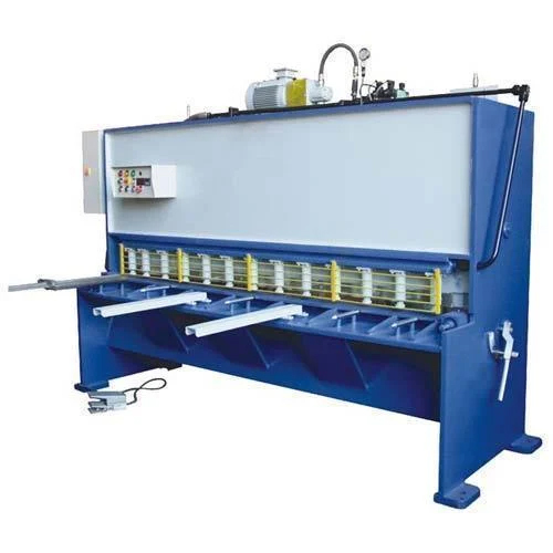 Shearing Machine - Mild Steel, Semi-Automatic, 220-240 Volt, Blue | 1 Year Warranty, Computerized No