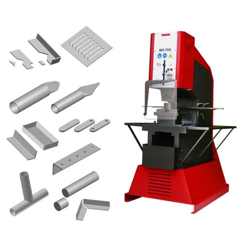 Hydraulic Punching Machine - Color: Red & Black