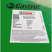 Cas trol RX Super Heavy Duty Diesel Engine Oil,Barrel Of 210 Litre