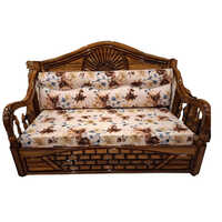 Wooden Sofa Set - High-quality Wood, Foam Cover Material, Brown Color | Customized Design, Rust-proof, No Assembly Required