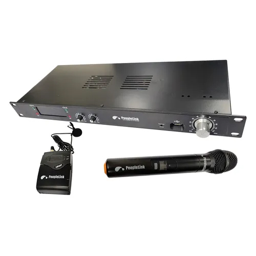 Classroom PA System Wireless Mics and Amplifier PeopleLink Multichannel AIO DSP