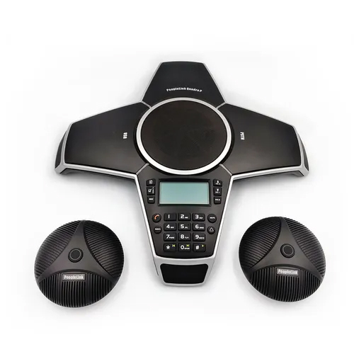 USB Conference Speakerphone with 2 Extension Mics PeopleLink Quad 12
