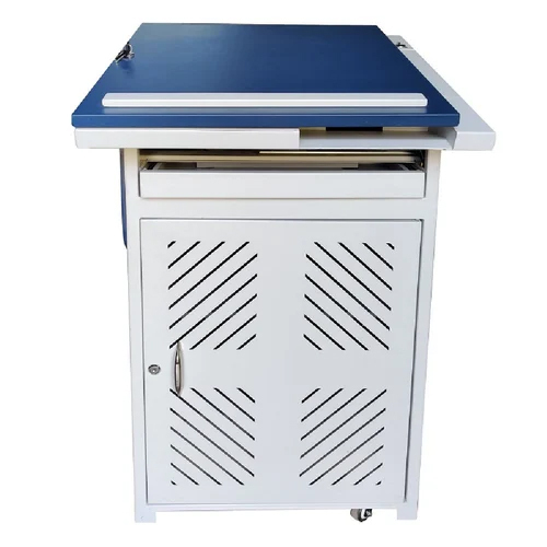 Metal Digital Podium for Classrooms and Seminar Halls PeopleLink ePodium Delta