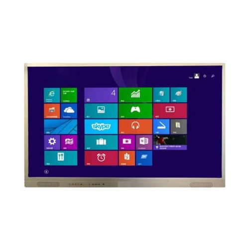 300w Interactive Flat Panel - High-Quality Materials, Rectangular Shape, Gray Color | Digital Style, Manual Function, Immersive Learning Experience
