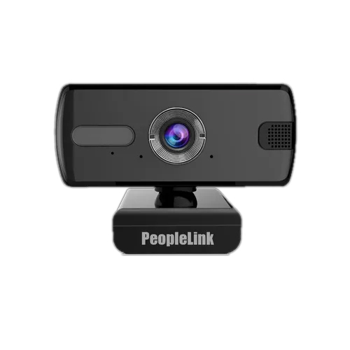 Webcam For Laptop Desktop With Inbuilt Mic Peoplelink I3 Plus - Color: Black