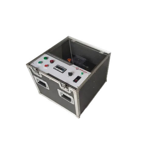 Semi Automatic Oil Breakdown Voltage Test Set - Material: Mild Steel