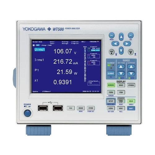 Yokogawa Make Wt500 Mid-Range Power Analyzer - Frequency (Mhz): 50 Hertz (Hz)