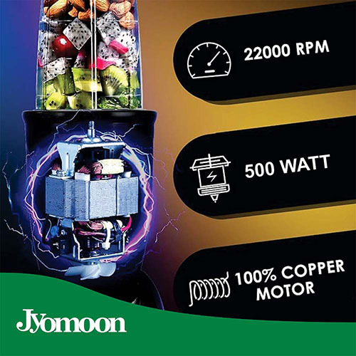 Nutri Blender - Stainless Steel & Plastic | Electric Power Source For Hotels, Industrial Use