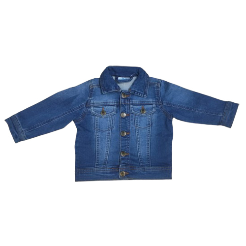 Kids Denim Jacket - High-Quality Denim, Ages 2 to 14 Years, Casual Style, Plain Pattern, Perfect for Winter | Comfortable Fit for Boys