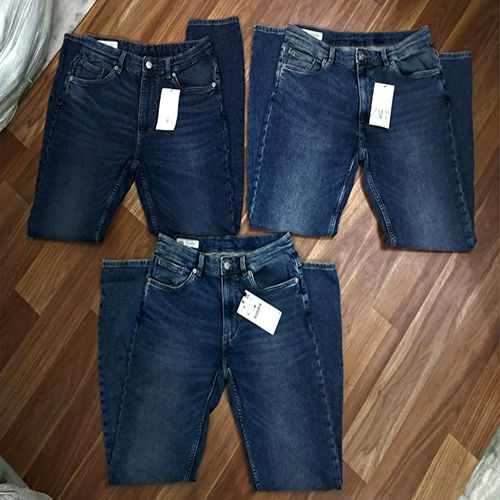 Mens Denim Jeans - Pattern: Plain Dyed