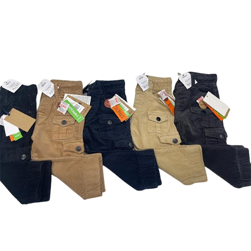 Kids Cord Cargo - Cotton Material, Multicolor Design | Versatile Fit for All Ages, Perfect for Summer Outdoor Activities and Casual Outings