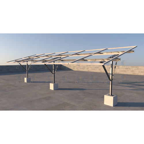 1 Purlin Rcc Roof Mounted Structure - Color: Silver