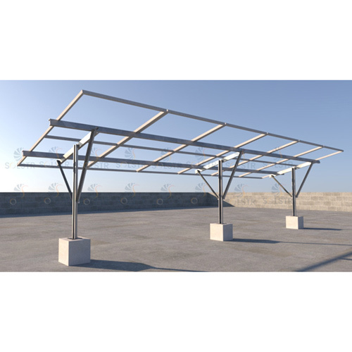 1 Purlin Rcc Roof Mounted Structure - Color: Silver