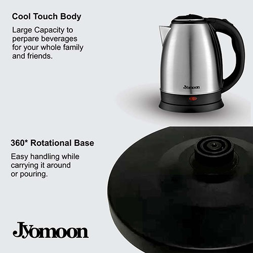 JMN KT 47 Silver Electric Kettle