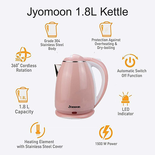 JMN KT 48 Pink Electric Kettle