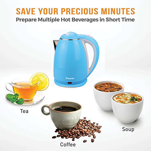 Jmn Kt 49 Sky Blue Electric Kettle - Material: Plastic