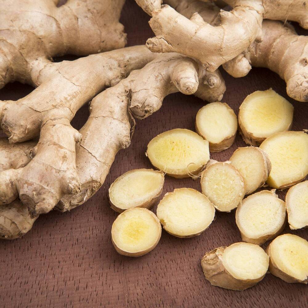 Fresh Ginger - Moisture (%): Nil