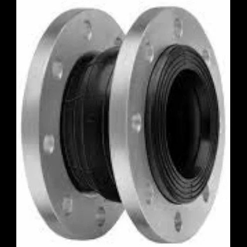 Rubber Expansion Bellows - Standard Size, Black Rubber Material | Industrial Usage Flexibility