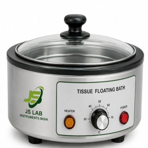Laboratory Tissue Flotation Bath - Stainless Steel, 220 Volts | Sleek White And Black Design, Advanced Thermostat And Timer