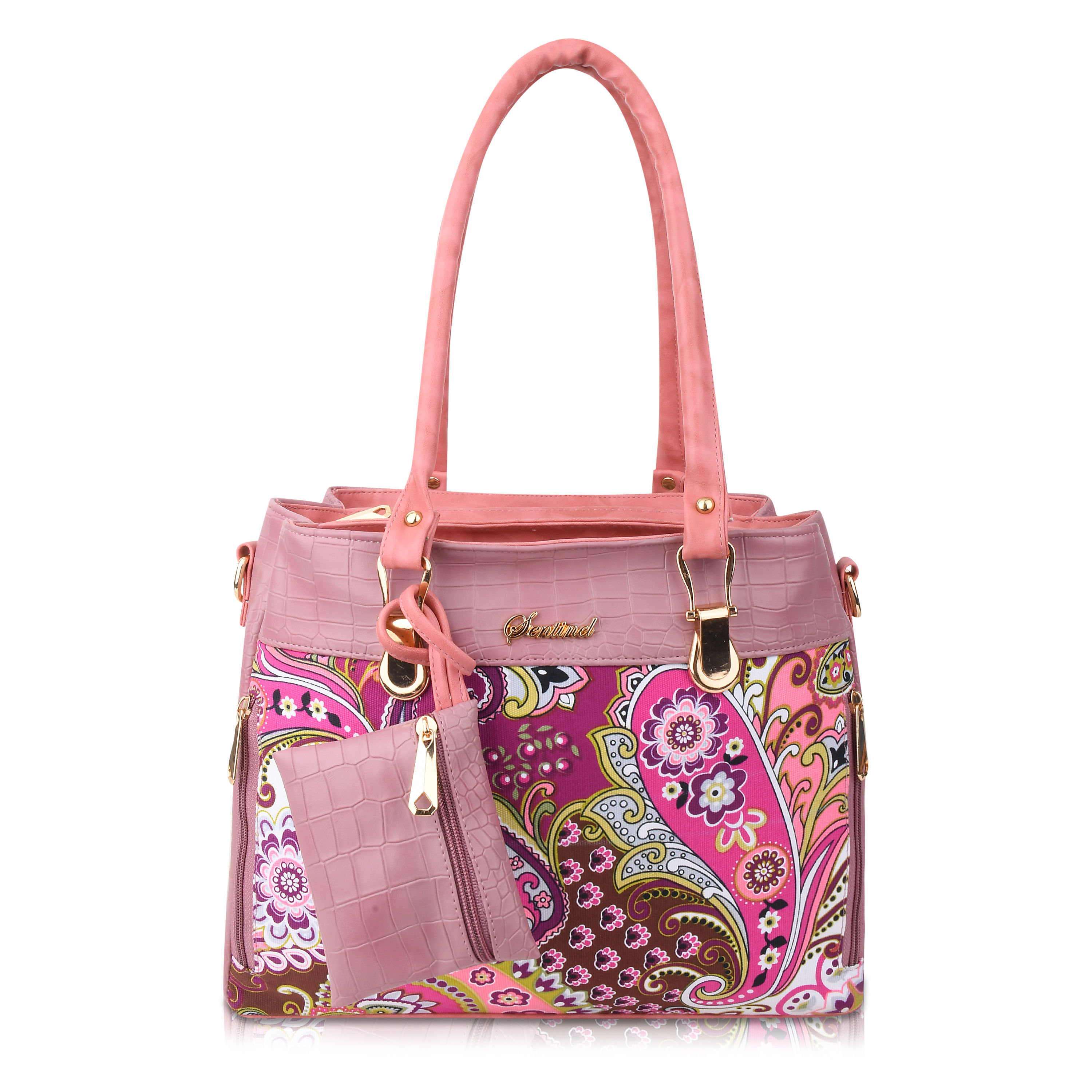 SENTINEL Paisley Printed Handbag