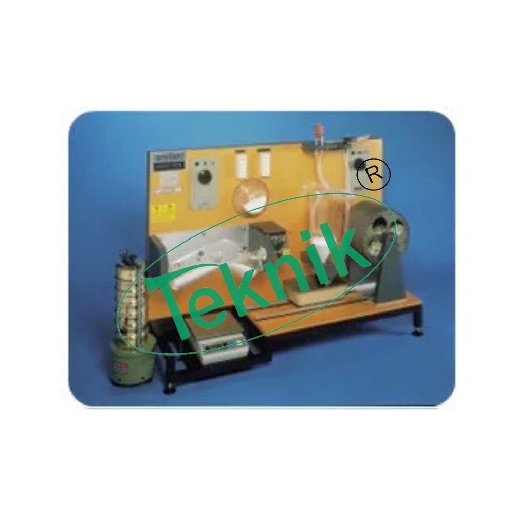 Solids Handling Study Bench - Clear Acrylic & Pyrex Glass, 500mm X 330mm X 679mm | Comminution, Batch Mixing, And Flow Properties Analysis