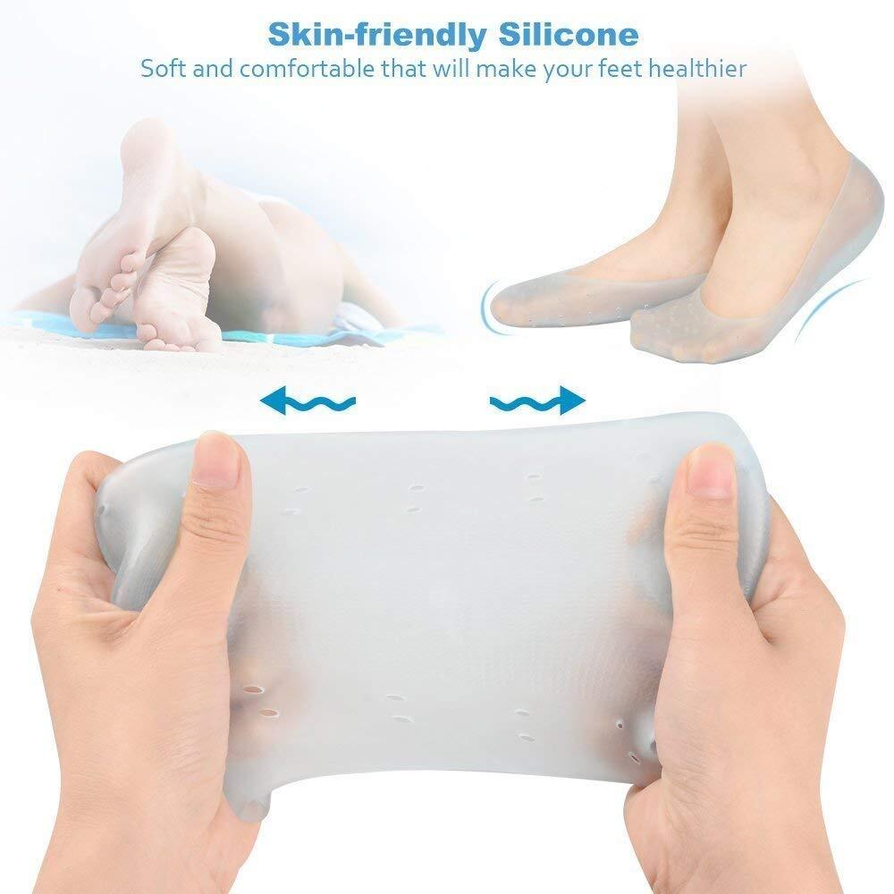 Anti Crack silicone Gel Foot Protector Moisturizing Sockss
