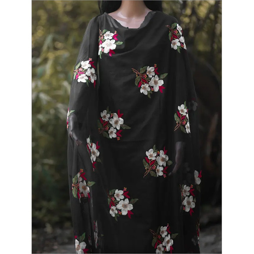 Velvet Suit With Hand Embroidery