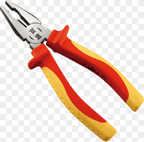 High-carbon Steel Flush Cutter - 0.02-0.05 Inches Size | 58-62 Hrc Hardness, Insulated Handle, Protective Guard, Safety Stop