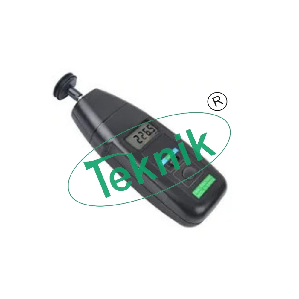 Tachometer - 18mm Lcd Display, Rpm Range 5 To 99999, Powered By 4 X 1.5v Aa Batteries | Ideal For Engineering Electronic Instruments