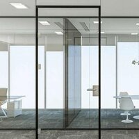 20mm Mini Domel Series Aluminium Door Section - Color: As Per Requirement