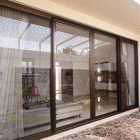 32mm Gulf Series Aluminium Door Section - Color: As Per Requirement