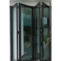 50mm Sliding Folding Series Aluminium Door Section - Color: As Per Requirement