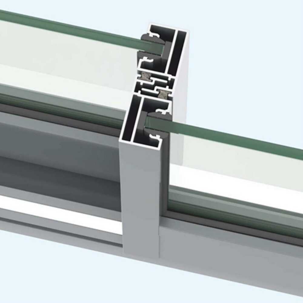 27mm Ventana Series Aluminium Profile - Aluminium, 27mm Size, Multiple Colors Available | Galvanized Surface Treatment, Hard Texture, 1-Year Warranty