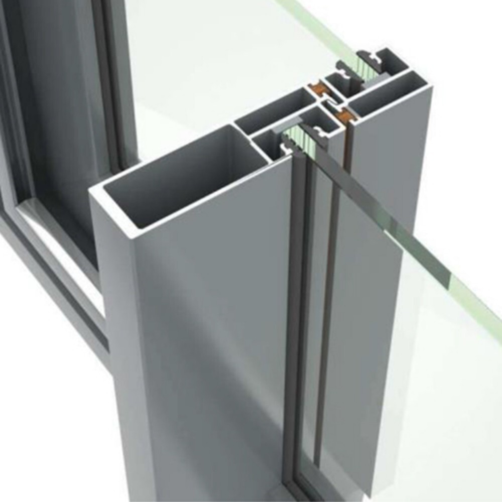 29Mm Three Track Aluminium Profile - Color: As Per Requirement