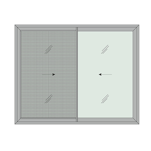 29mm Ventana Series Sliding With Mosquito Assembly