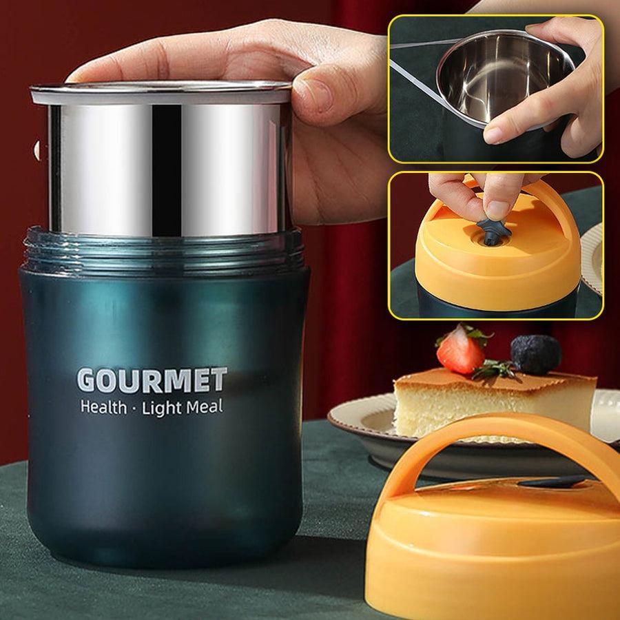 CHERRYBOX STAINLESS STEEL INSULATED FOOD JAR