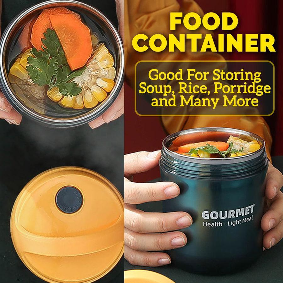 CHERRYBOX STAINLESS STEEL INSULATED FOOD JAR