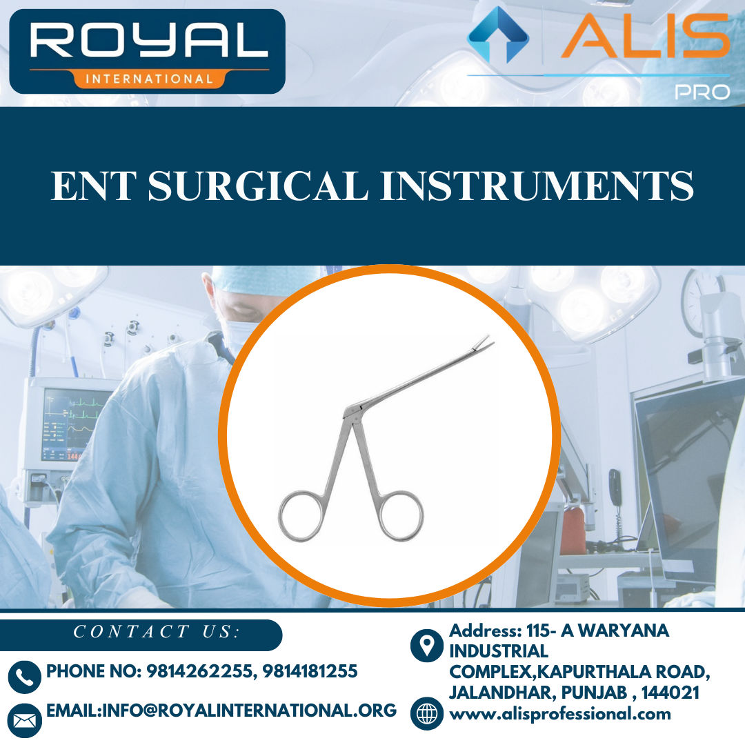 ENT Surgical Instruments - Stainless Steel, Ergonomic Design for Precision and Durability in Advanced Procedures