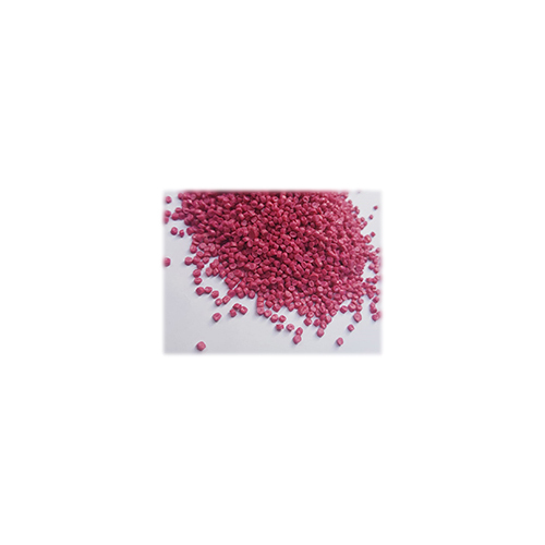 Pink Roto Recycled Granules