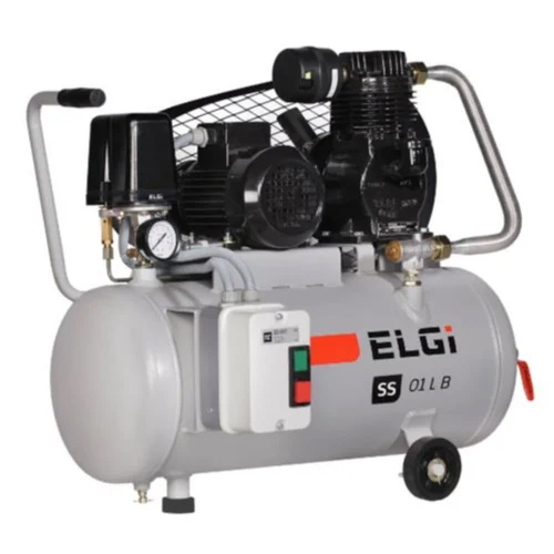 Single-Stage Belt Drive Reciprocating Compressor 1-3 Hp - Color: Silver