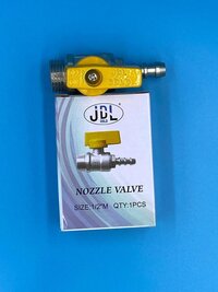 1/2 inch male  Gas Valve (JDL GOLD)