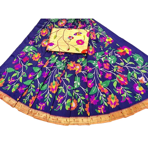 Ladies Tissue Paithani Lehenga