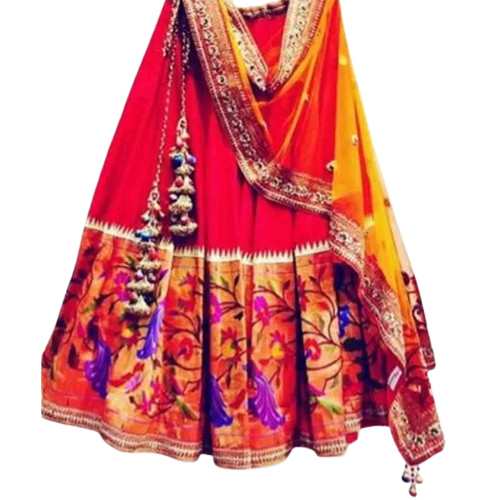 Ladies Designer Paithani Lehenga