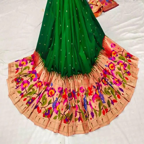 Big Border Paithani Lehenga - Color: Different Available