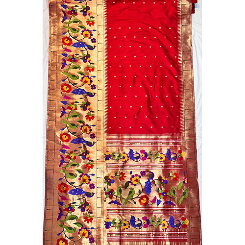 Ladies Border Design Saree - Color: Different Available