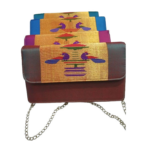 Handmade Paithani Purse