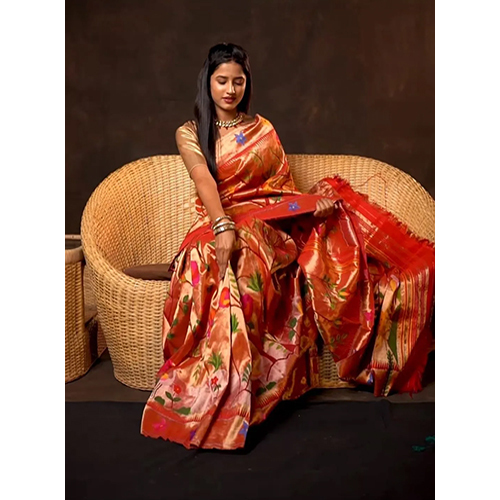 Exclusive Bridal Expensive Jaal Paithani Silk Saree