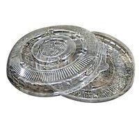 Round Cap Blister Packaging Tray - Pet Material, 4 Inch Length, Transparent Color, 0.5mm Thickness, Soft Hardness - Ideal For Small Medical Items