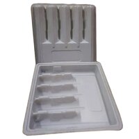 Injection Packaging Tray - Color: White